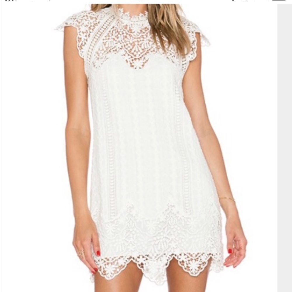 Sailor Rosetta Dress in Cream